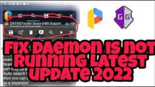 How to install Gameguardian and Parallel space Fix Daemon is not running in Game guardian