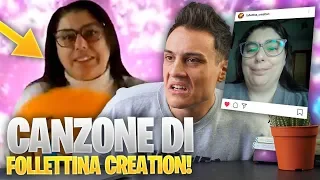 REAGISCO alla NUOVA CANZONE DI FOLLETTINA CREATION ! | Awed™