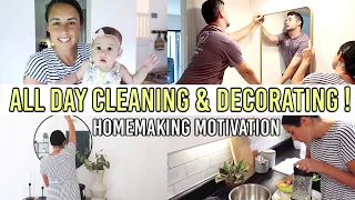 GET IT ALL DONE! | Clean & Decorate with me + House Projects
