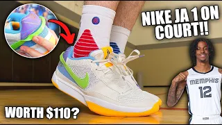 Nike JA 1 ON COURT Review!! Is Ja Morants FIRST Sneaker WORTH THE HYPE??