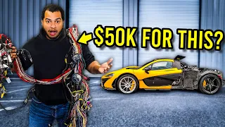 How To Make A $50,000 Wiring Harness For A $2,000,000 Flooded McLaren P1 FROM SCRATCH