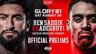 GLORY 81 OFFICIAL PRELIMS