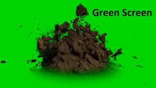 Dirt Rock Green screen