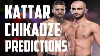 КЕЛВИН КАТТАР - ГИГА ЧИКАДЗЕ | АНАЛИТИКА И ПРОГНОЗ НА UFC FIGHT NIGHT: KATTAR VS. CHIKADZE | MMABETS