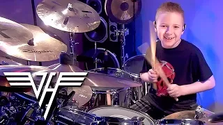 JUMP - VAN HALEN (8 year old Drummer) Avery Drummer