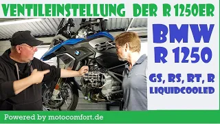 BMW R1250 GS LC - Ventile einstellen. Valve Clearance Check. Zusatzvideo zu Folge 5.