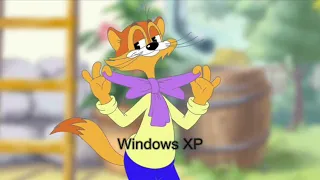 Klaskyklaskyklaskyklasky Cat Leopold Says Windows XP