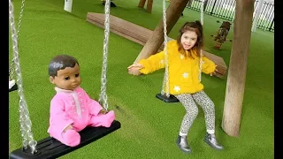 Fun Playground for Kids - Slide and Swing