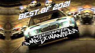 Best Police Pursuit moments of 2021 in NFS Most Wanted 2005, Need for Speed MW05 Police chase