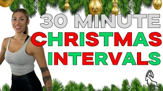 CHRISTMAS INTERVAL WORKOUT | Treadmill Follow Along!