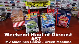 Weekend Haul of Diecast #57 M2 Machines Chase + Greenlight Green Machine