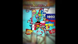 Best year for European Countries #map #history #geography #shorts #subscribe #fyp