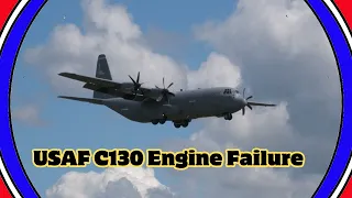 C130J Declares Emergency as engine failure after leaving RAF Lakenheath