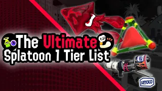 This Game Is BROKEN - The Ultimate Splatoon 1 Tier List (Weapons/Abilities/Subs/Specials)