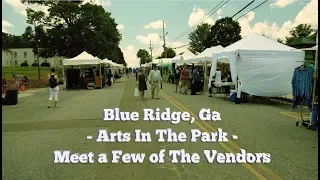 Blue Ridge - Arts In The Park - Meet a Few of The Artists