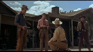 Western, Action Movie | Van Johnson, Richard Boone | Rebel raiders transport a stolen Gatling gun