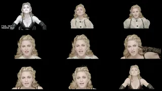 Madonna // NOBODY KNOWS ME · MULTISCREEN B-ROLL OUTTAKES // Dan·K Video Edit // 4K