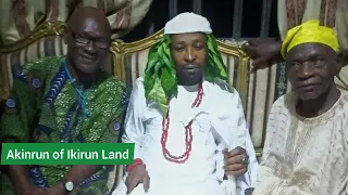 Galore as newly Akinrun of ikirun land install in Osun State