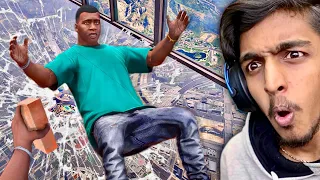 GTA 5 : Do NOT Walk on the GLASS BRIDGE !! MALAYALAM