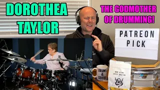 Drum Teacher Reacts: DOROTHEA TAYLOR | The Godmother Of Drumming Plays 'Down With The Sickness'