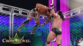 Drew McIntyre and Karrion Kross wage war in the Steel Cage: WWE Crown Jewel (WWE Network Exclusive)
