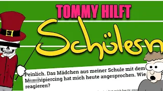 Tommy hilft Schülern