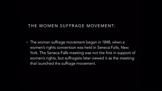 The history of women's rights || an educational video about the history of women's rights