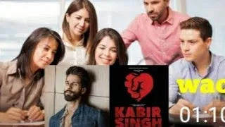 Kabir singh trailer reaction foreigner