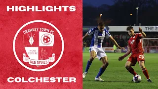 HIGHLIGHTS | Crawley Town vs Colchester United