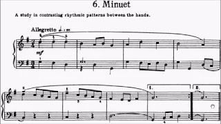 Con Brio Exam (CBE) Grade 1 First Lessons in Bach Book 1 No.6 Minuet in G BWV 822 Sheet Music