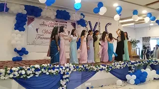 new best friend dancing fromance on welcome and farewell program to the best team in manting