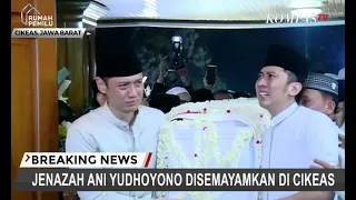 Tangis AHY dan Ibas Pecah Saat Angkat Peti Jenazah Ani Yudhoyono