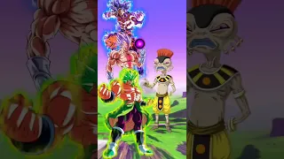 Goku & Vegeta & Broly Vs destroyers Angels grand priest Zeno and Archon Who is strongest 🤔 #shorts