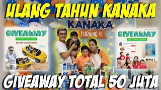 ULANG TAHUN KE-4 KANAKA, TANPA UNDANGAN TETAP MERIAH, TYA ARIESTYA GIVEAWAY TOTAL 50 JUTA!