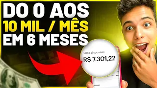 OQUE EU FARIA SE COMEÇASSE DO ZERO HOJE? Do 0 Aos 10 Mil Por Mês Em 6 Meses (Dinheiro online)