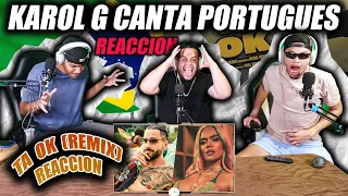 KAROL G, MALUMA, DENNIS - TÁ OK REMIX 🤯 (REACCIÓN) BRASIL ES OTRO NIVEL!! OVELTIME TV