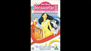 Opening to Pocahontas II: Journey to a New World UK VHS (2000)