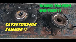 F150 WHEEL SPACER - WHEEL BEARING CATASTROPHIC FAILURE (MUST WATCH)!!!