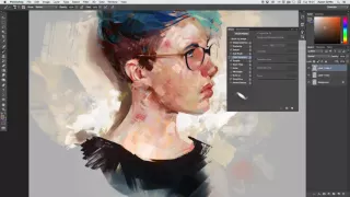 Blue Hair - Painting a Digital Portrait in Photoshop