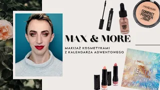 MAX & MORE / makijaż kosmetykami z kalendarza adwentowego