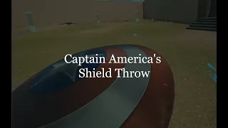 Captain America's Shield Throw in VR