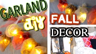 DIY GARLAND - Модная Гирлянда Своими Руками | Fall Room Decor - Осенний декор комнаты