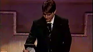 Tom Cruise winning a Blockbuster Entertainment Award