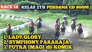 KELAS 2TH PERDANA CD,  Kuda Pacu LADY GLORY Juara, TIGA MAHKOTA & PERTIWI CUP 2024