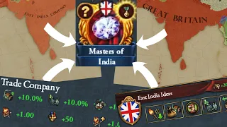 Only the true "GREAT BRITAIN COMPANY Ltd." can become the MASTER of INDIA --- TWICE!!!   #eu4