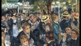 Pierre-Auguste Renoir: Dance at the Moulin de la Galette, simultaneous contrast