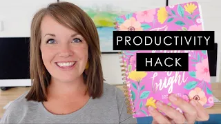 How to create a "SUPER PLANNER" for instant productivity! (My favorite productivity tip!!)