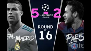 Real Madrid vs PSG 5-2 - Goals & Higlights w English Commentary | UCL 2017/18