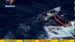 Coast Guard | Video Shows Drug Smugglers Tossing Bales | of Cocaine into Pacific Ocean