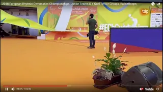 2018 European Championships Staff Saves Irina Viner-Usmanova